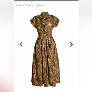 Vivien of Holloway Leopard print Kitty dress Sz 20.